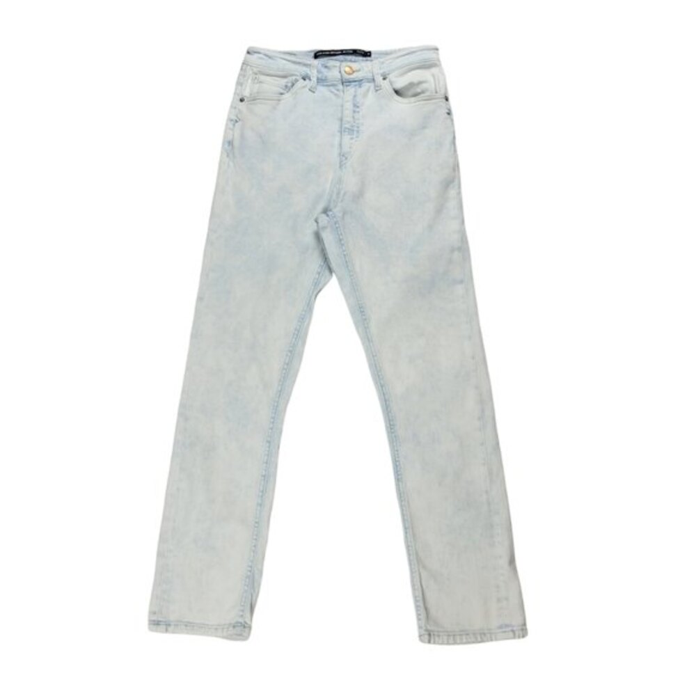 Volcom Girlfriend Ankle Fit High-Rise Jeans, Bleached, 29, Good Used Condition